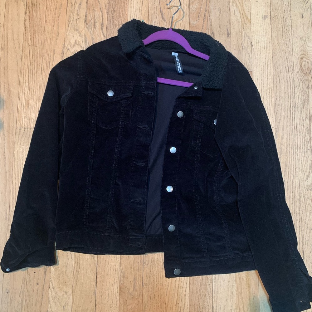 Cuorderoy and fur jean jacket - Picture 1 of 1